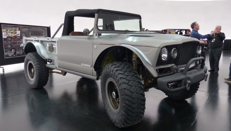 Illustration for article titled The Jeep M-715 'Five-Quarter' Is a 700+ HP Convertible Military Supertruck
